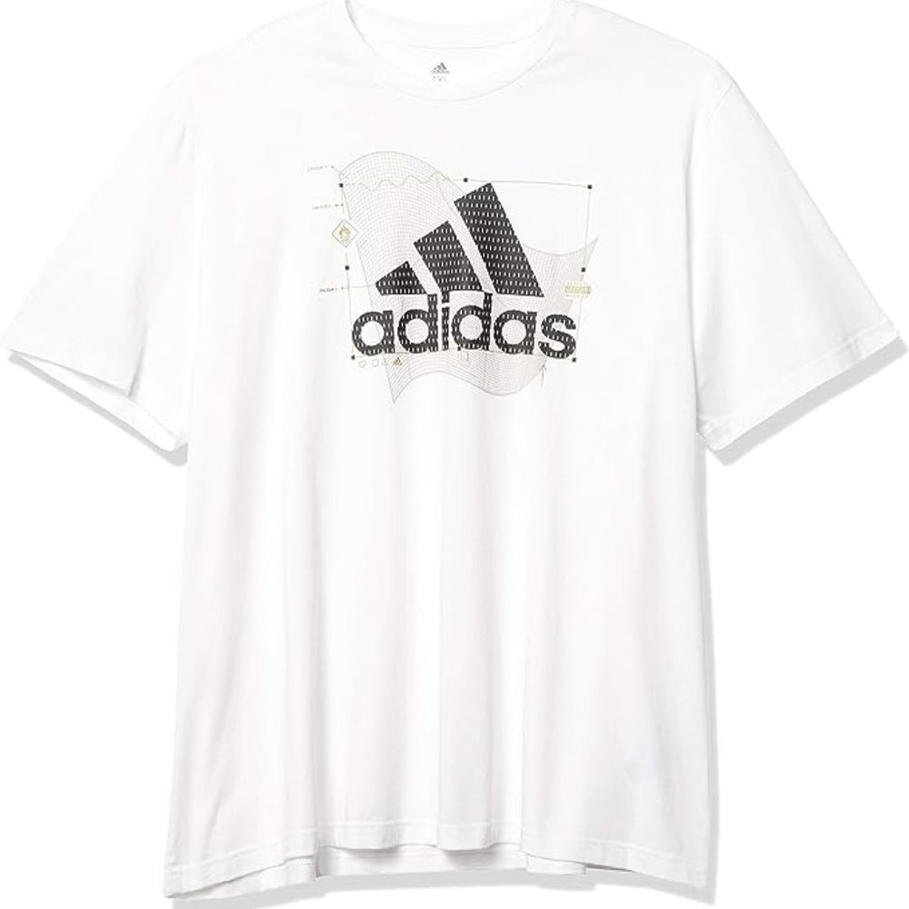 adidas mens Universal Badge of Sport Tee